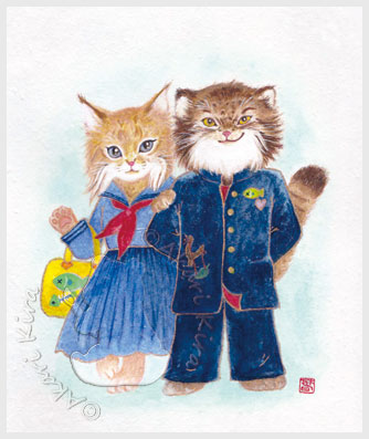 マヌルとボブカップル